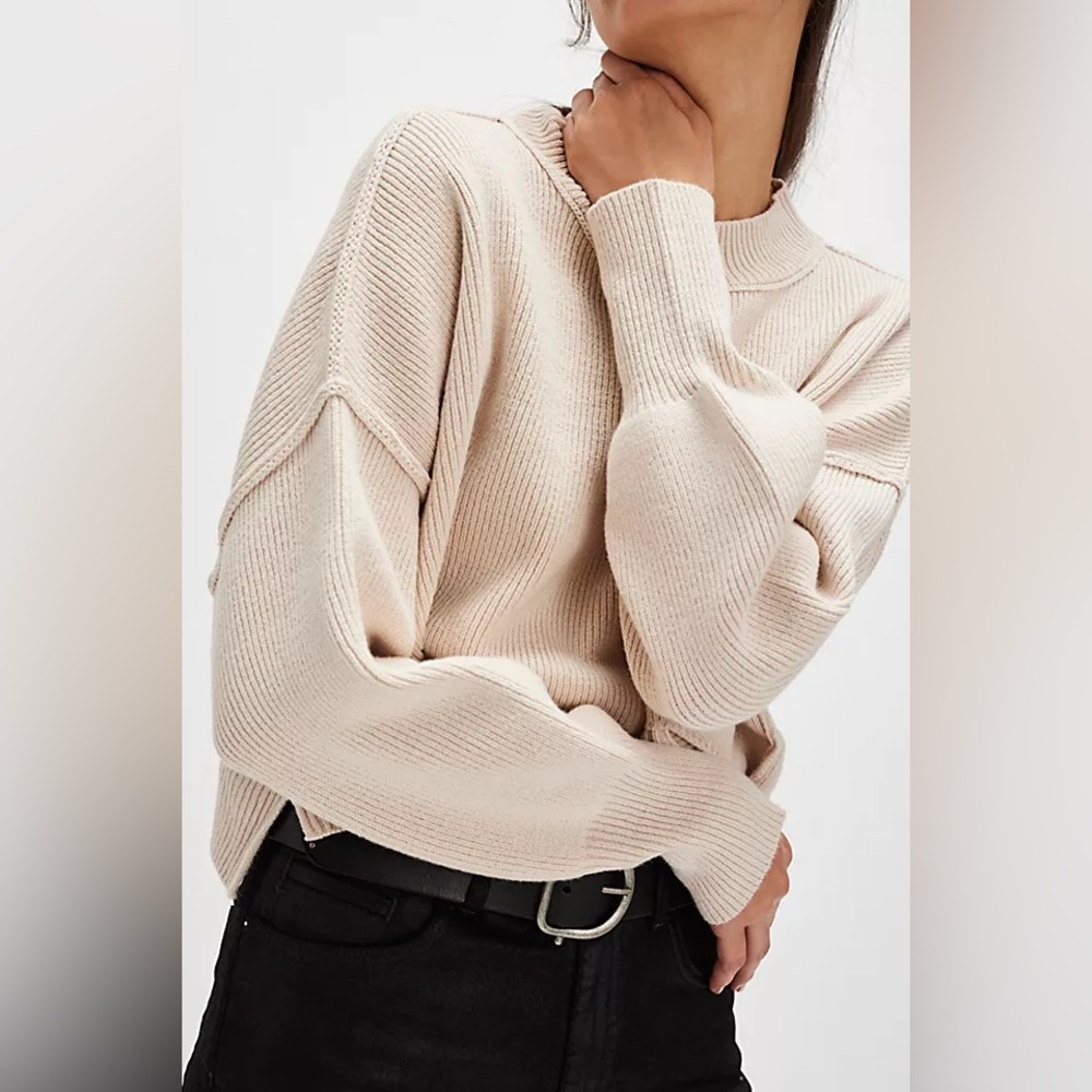 Easy street crop pullover sweater